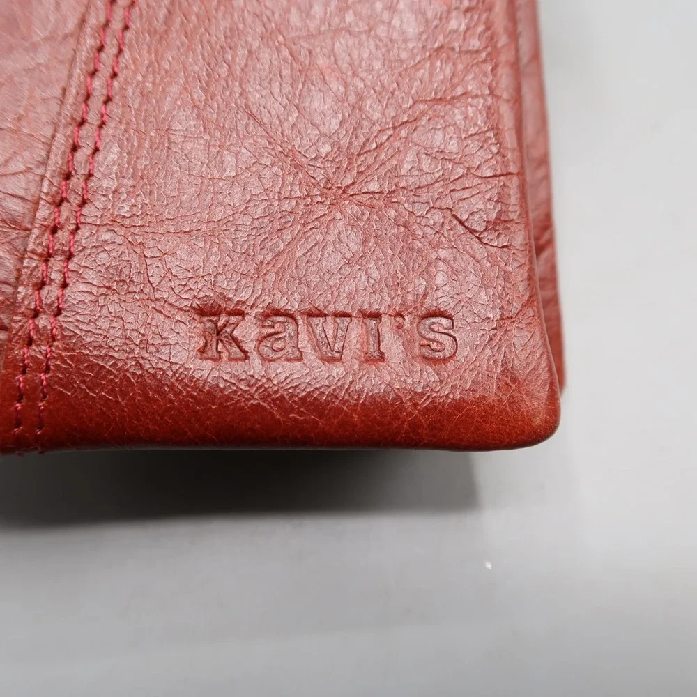 Soft‎ Red All Soft Red Leather Burgundy Clutch Organizer Wallet